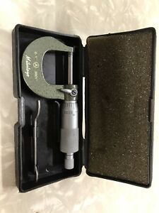 Vintage Mitutoyo 103-260 Micrometer, 0-1&#034; Range, 0.0001&#034; Graduation