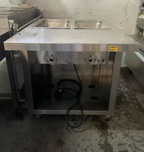 Duke DC-CK-32HF-D-S M, 2 Compartment Steam Table