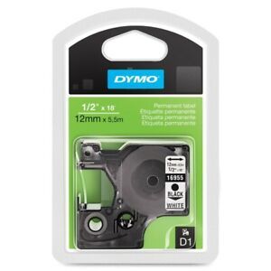 DYMO CORPORATION 16955 1/2INX18FT BLACK PRINT/WHITE