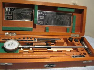 DIATEST BORE GAGE E8 .0001 INCOMPLETE SET MACHINIST TOOLS NO ENGRAVINGS