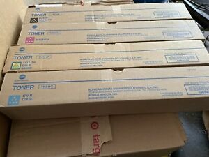 Genuine Konica TN-514 CMYK Toner Set for bizhub C458 C558 C658 New