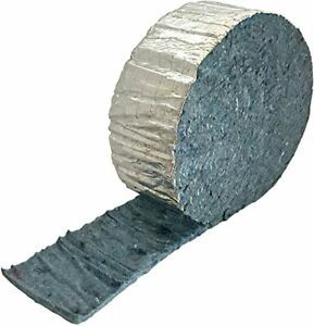 CF42X Foil Backed No Itch Natural Cotton Pipe Wrap, 3-Inch x 1-Inch x 25-Feet