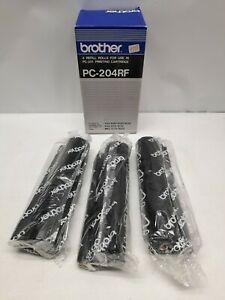 Brother PC-204RF comes with 3 NEW refill rolls Made in Japan