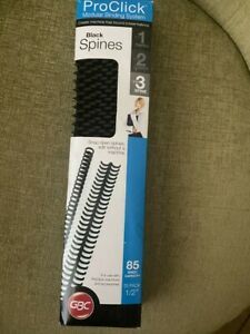 PRO CLICK BINDING SPINES 1/2&#034; 100 count