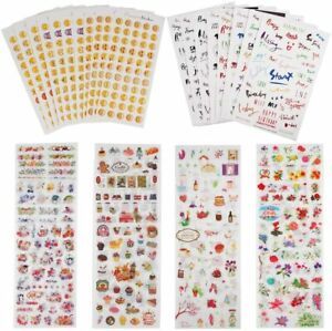 Knaid Planner Stickers 1877 PCS 44 Sheets Decorative Bullet Journals ~NEW~