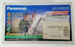 NOS Panasonic KX-FHD331 High Speed Compact Home Office Fax Machine FREE US SHIP