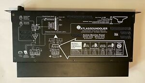 ATLAS SOUND MVXA-2008 8 CHANNEL PRO AUDIO RACK MOUNT AUDIO MONITOR PANEL