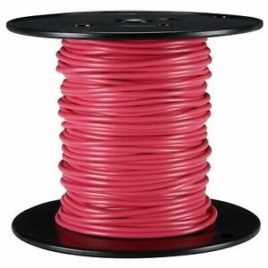 100ft 20awg 20ga Alpha 3053 Red PVC 300V UL1007 Stranded Copper Wire
