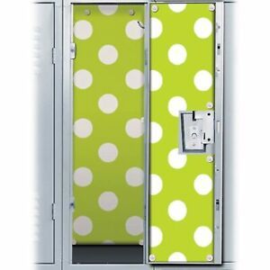 Lime Dots Locker Wallpaper