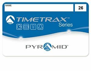 Pyramid Time Systems 41303 Swipe Cards 26-50 for TimeTrax TTEZ TTEZEK PSDLAUB...