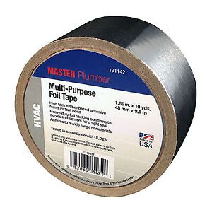 Master Plumber 1221041 Foil Tape, HVAC, Multi-purpose - Quantity 1