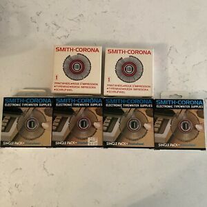 Smith Corona Electronic Typewriter Single Printwheels Script Tempo Pica Micro