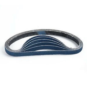 1/2x18 40-80 Grit Sanding Belts Powerfile Tools For Black &amp; Decker Sander Tool
