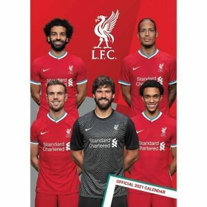 Liverpool Fc 2021 Wall Calendar