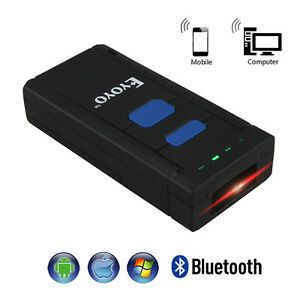 EY-287 Portable Scanner Cordless Bluetooth CSR 4.0 Barcode Reader fit Smartphone