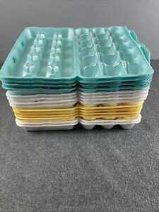 Lot of 14 Empty Styrofoam Egg Cartons 18 Count Eggs Holder Carton Large Size
