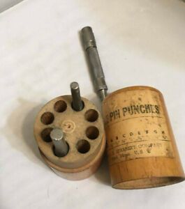 Starrett Punch 18A Vintage w/ Vox and 2 punches 5/16 - 1/4