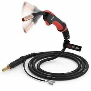 YESWELDER Flexible 100Amp 10ft MIG Welding Gun Torch Stinger, Replacement for Li