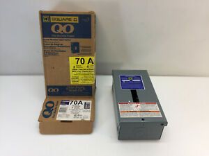 Square D QO24L70SCP Load Center 120/240V 70A 3 Wire 2 Spaces 4 Circuits