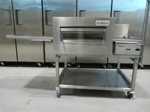 2016 Lincoln 1132 Electric Conveyor Pizza Sandwich Fry Convection Oven On Stand