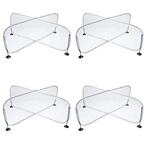 Excellerations 4-Way Desktop Barrier – Set of 4 – Acts as a Desk Shield, Screen