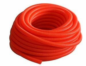 Absolute USA SLT14RD 1/4-Inch x 100-Feet Red Split Loom Split Wire Loom Polye...