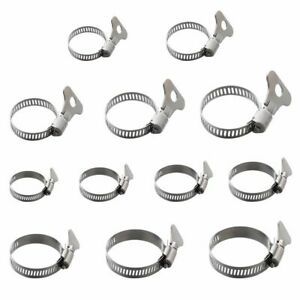 Repair Tool Sealing Exhaust Hose Clamps Stainless Steel T Bolt Pipe Clip