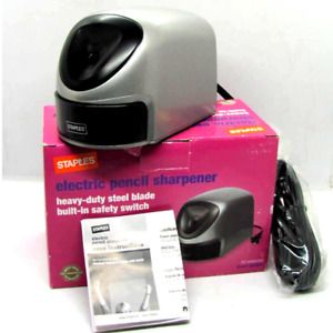 Staples 380806 Light Duty Electric Pencil Sharpener Model 34462 NIB