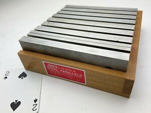 SPI 1/4&#034; Swiss Precision Instruments 18pc Steel 6&#034; Parallel block set 3/4-1-3/4
