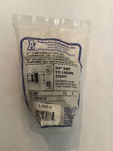 3/4 inch Liquid Tight to EMT Compression Coupling
