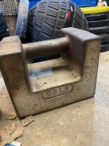 USED 50lb CALIBRATION WEIGHT GRIP HANDLE