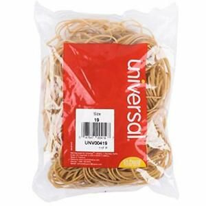 Universal 00419 Rubber Bands Size 19 0.04&#034; Gauge Beige 4 oz Box 310/Pack Pack...