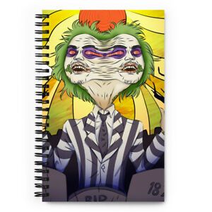 Beetlejuice Psychedelic Notebook 140 Page Double Sided Printed Notebook
