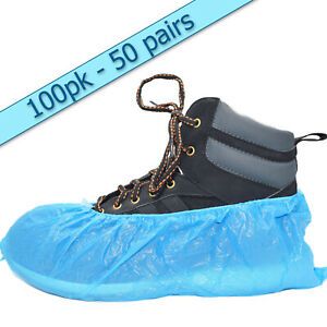 Every Day Disposable shoe boot cover overshoe Pack of 100 (50prs) None Slip