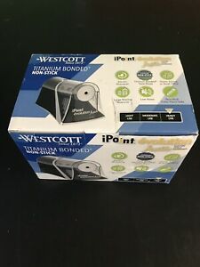 Westcott iPoint Evolution Axis - Electric Pencil Sharpener - Black/Steel