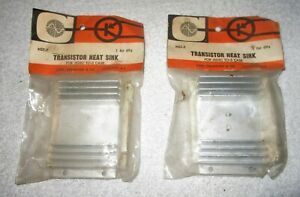Two Vintage NOS Transistor Heatsink For 203 Case