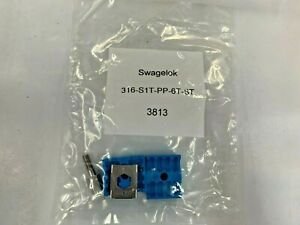 10 pc Swagelok 316-S1T-PP-6T-ST Twin Bolted Plastic Clamp Tube Support Kit 3/8&#034;