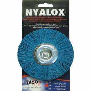 Dico Nyalox 4 In. Fine Drill-Mounted Wire Brush 7200042 Pack of 30