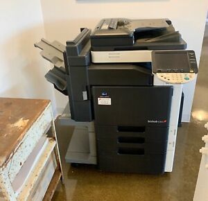 Konica Minolta Bizhub C-203 COLOR Network scanner/printer/copier/fax WORKS GREAT