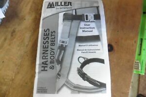 Harness Miller sperian ANSI z359 -007 body belt Green E650 4UGN Duraflex 1618097