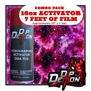 16oz hydrographic film / activator Galaxy #3 hydro dip dipping wizard
