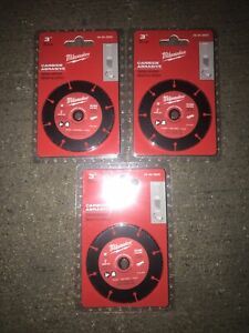 (3) Milwaukee 49-94-3000 3 Inch Metal Cut Off Wheels - (3) Packs of 3 (9 Total)