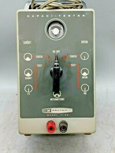 Heathkit IT-22 Capaci-Tester Capacitor Checker-Leakage Tester, + Manual