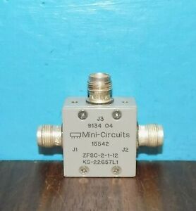 Mini Circuits ZFSC-2-1-12 Power Splitter Combiner 5-500MHz Free Shipping