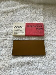 American Optical Weld-Cool No.274 Shade10 Welding Plate Lens 2&#034;x4-1/4&#034;