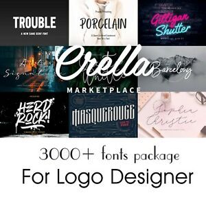 3000+ TTF Format  Fonts for logo and wedding album designer creative designing