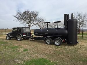 NEW BBQ pit smoker cooker and Charcoal grill trailer