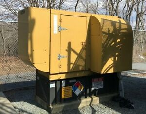 60KW Katolight Perkins Diesel Generator Enclosed w/ Tank