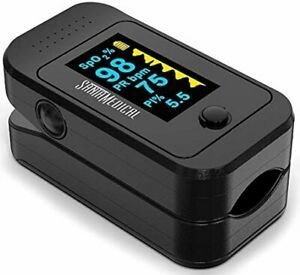 Santamedical Color OLED Pulse Oximeter Fingertip Blood Oxygen Saturation NEW