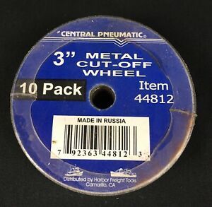 NEW! Chicago Metal Cut-Off Wheel  3&#034;  10 Pack
